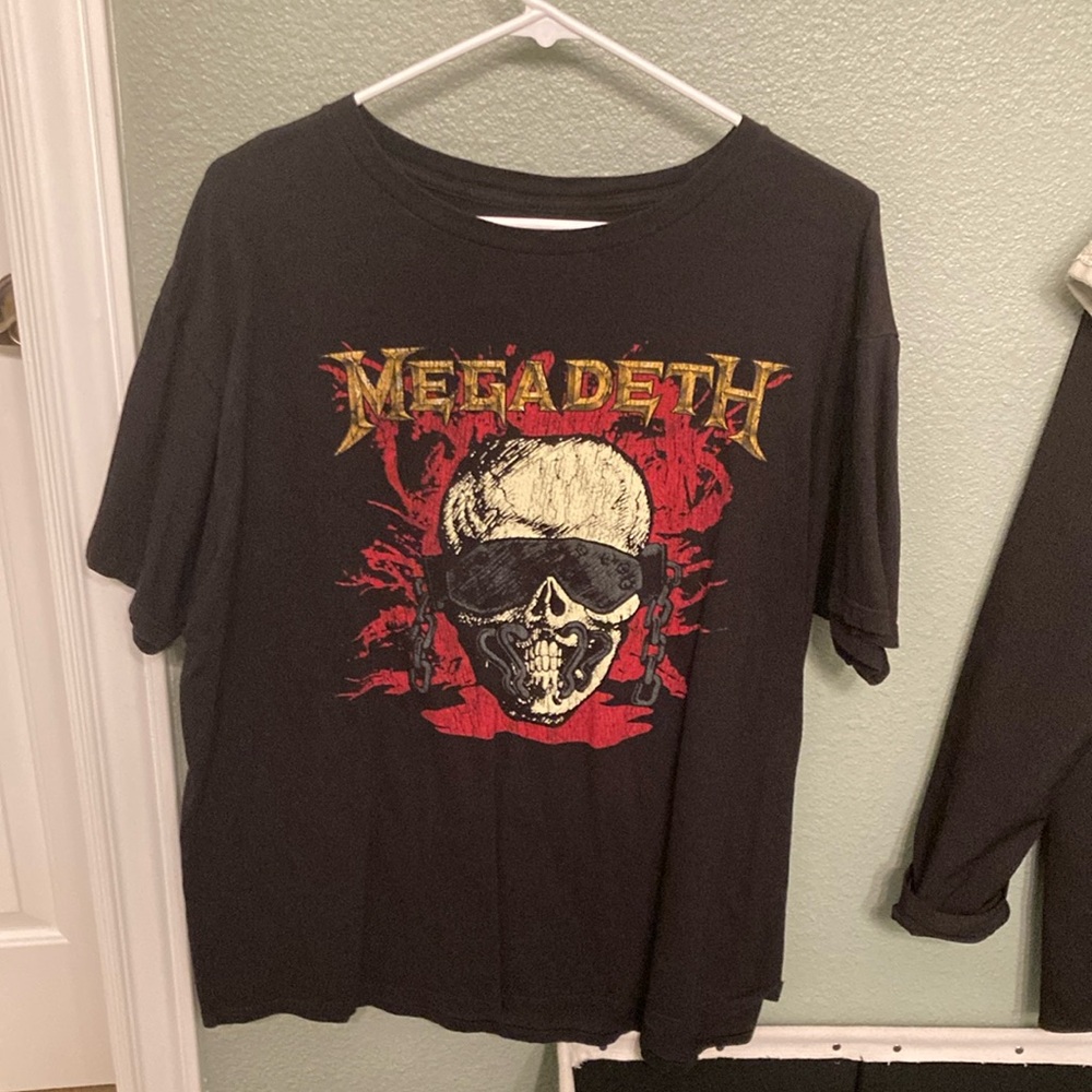 Megadeth Black Hot Topic XL band T-Shirt